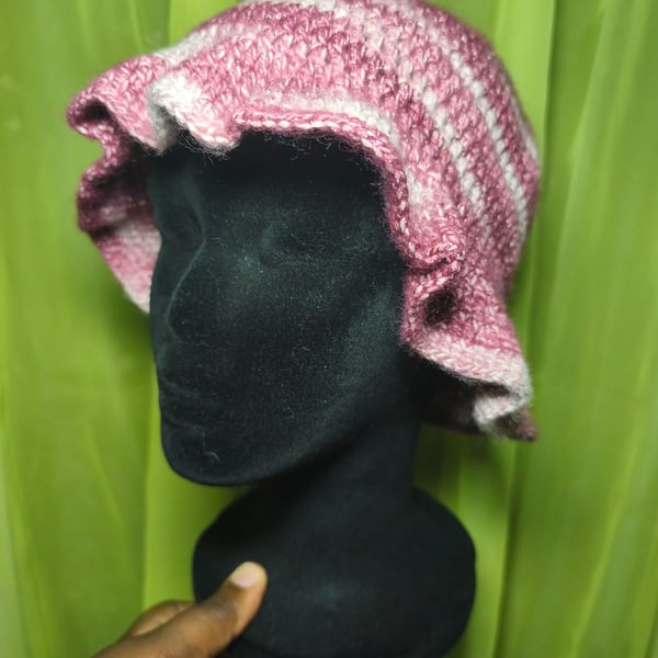 Strawberries & Cream Cosmic Dust Glitter Bucket Hat