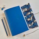 Bright Blue Crane Chiyogmai Journal or Sketchbook, A5 size