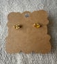 Polymer clay sandcastle dangly studs  - Image 4