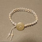macrame beaded bracelet