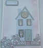 Home sweet home quirky cottage new home card