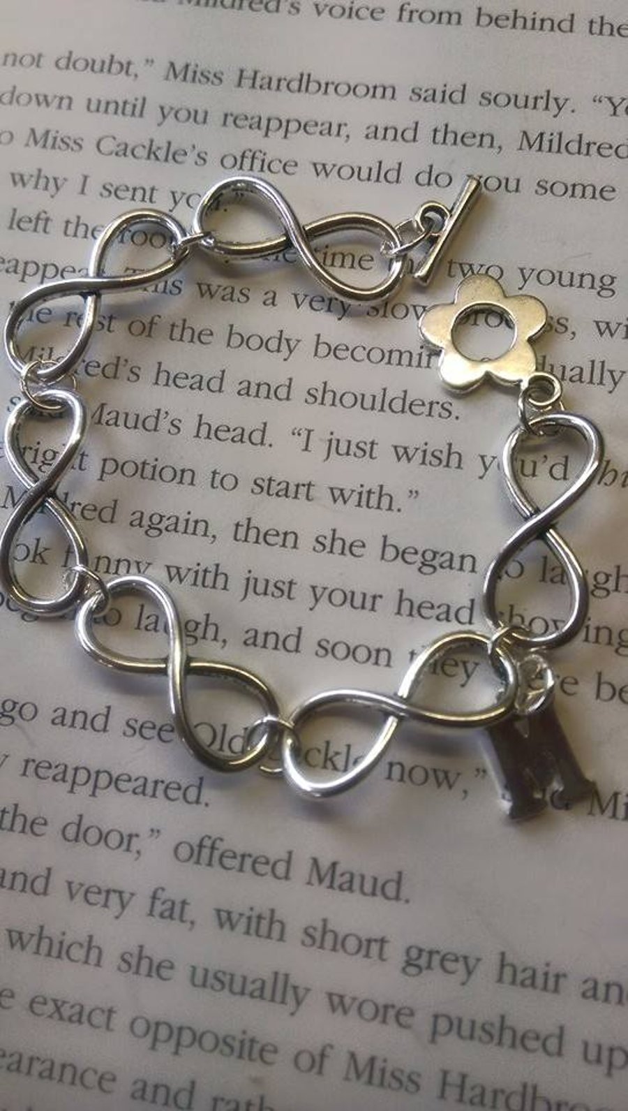 Personalised Infinity bracelet.