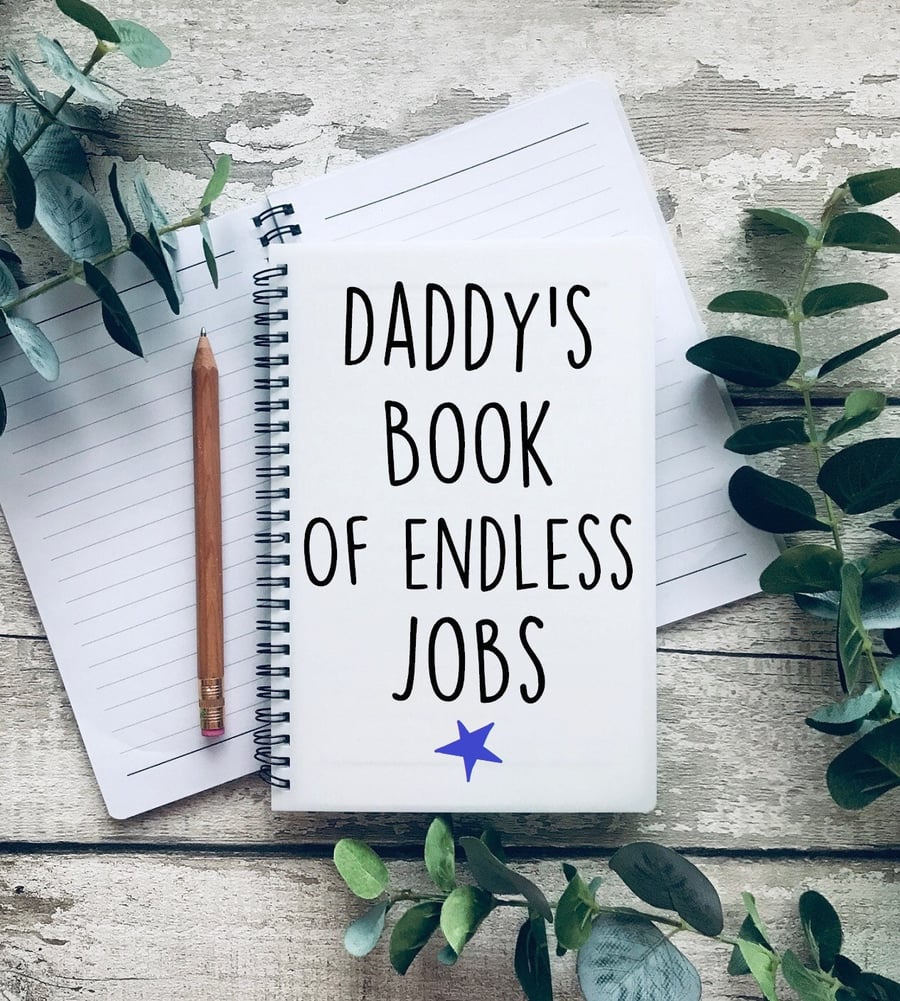 Notebook, funny notebook, funny gift for daddy, gift for men, funny friend gift,