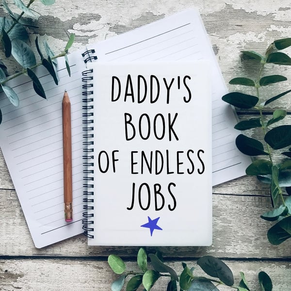 Notebook, funny notebook, funny gift for daddy, gift for men, funny friend gift,