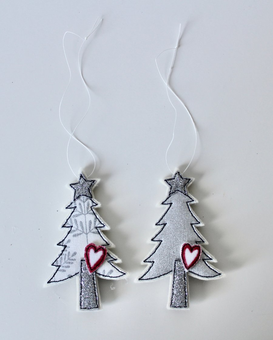 'Two Little Trees' - Hanging Decoration
