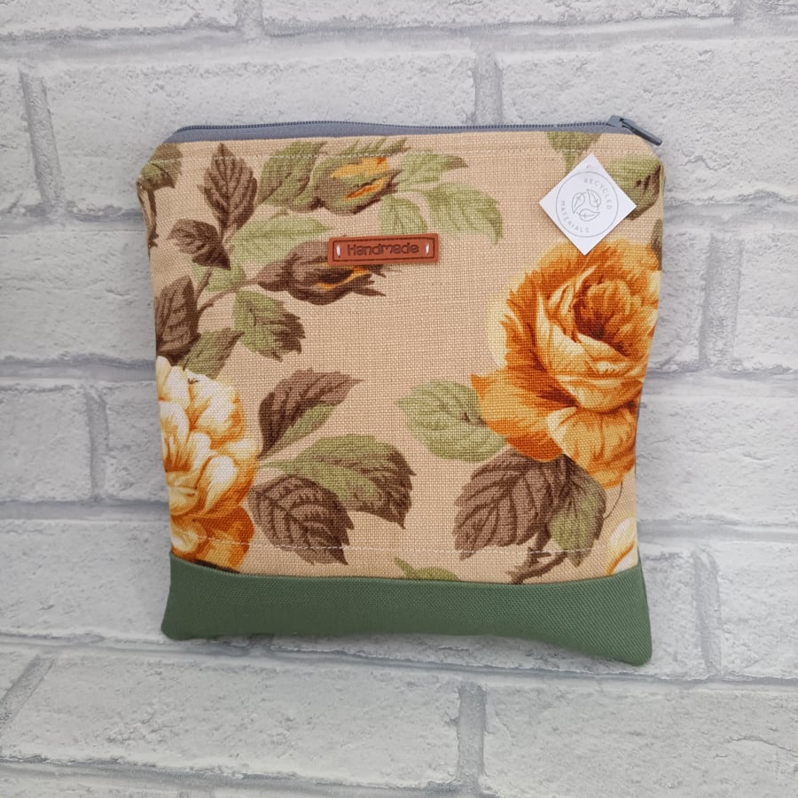 Perfectly Imperfect zipper pouch, lined pouch, makeup zipper pouch, mothers day 