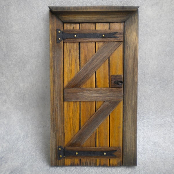  Dolls House Door Tudor Medieval Cottage Farmhouse Miniature Door Fairy Door