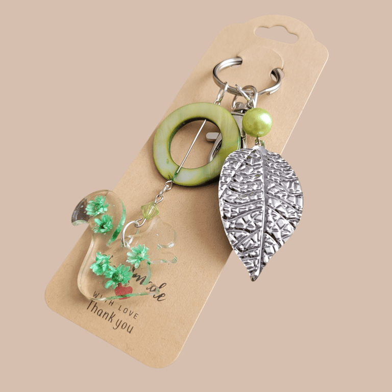 Resin Squirrel Bag Charm 