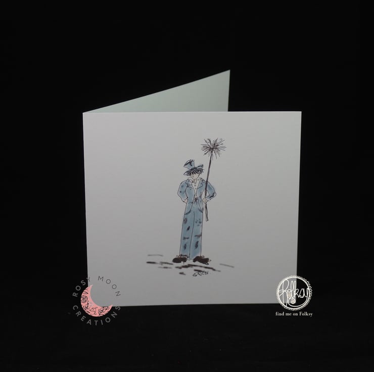 Lucky Chimney Sweep Wedding CardSeconds Sunday Folksy