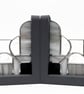 Stained Glass Monochrome Bookends Art Deco Design  - Image 5