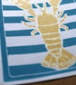 Seaside Stripes Lobster Card - Image 2