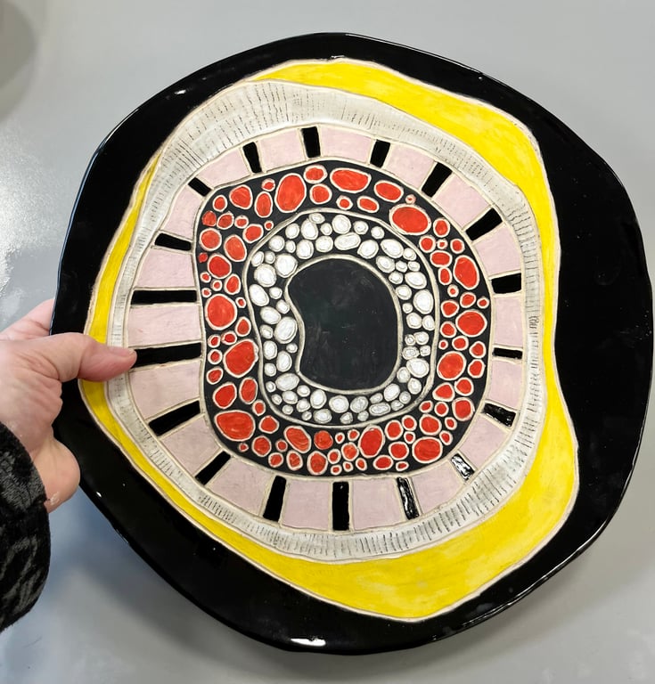 GORGEOUS LARGE WALL PIECE READY TO HANG