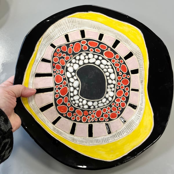 GORGEOUS LARGE WALL PIECE READY TO HANG