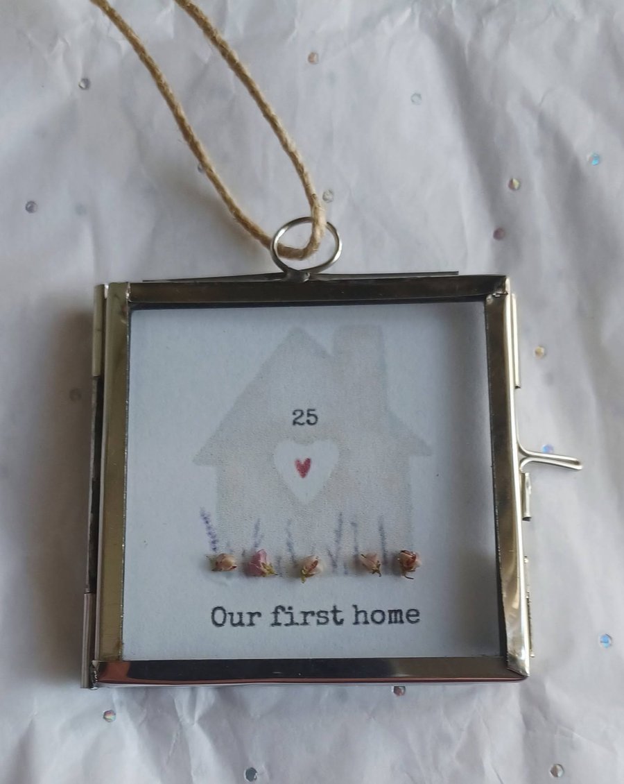 New Home Miniature Framed Art Print