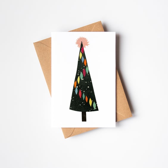 Christmas Tree Greeting Card - Christmas III