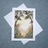 hand painted landscape all occasion card ( ref F 347
