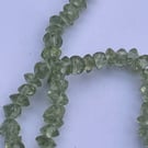 36cm string of tumbled Peridot chip beads 2-3mm
