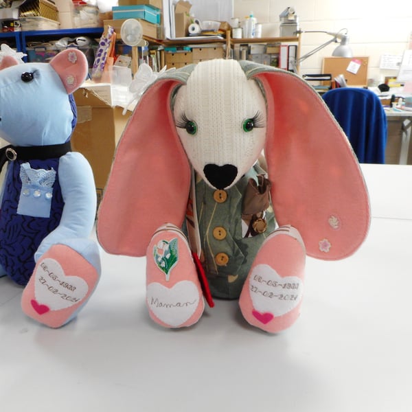 Custom Keepsake Memory Friend - Bunny