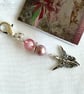 Beaded Bag Charm, Journal Planner Clip on Charms - Image 1