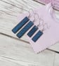 Blue dangle earrings, lightweight colourful minimalist earrings - Image 5