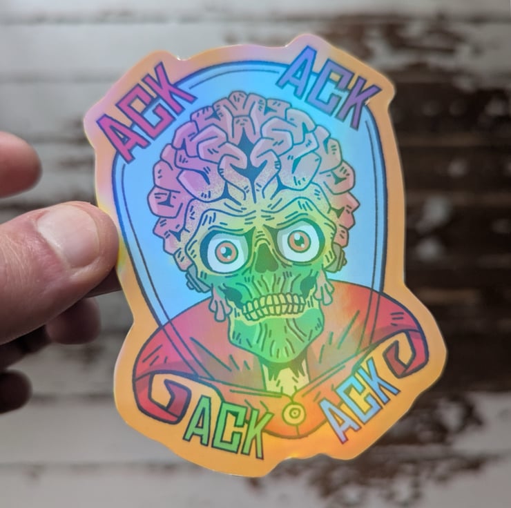 The Invisible Man Sticker, Monster Sticker - Folksy