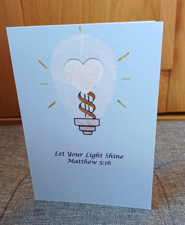 A6 Let Your Light Shine Greeting Card