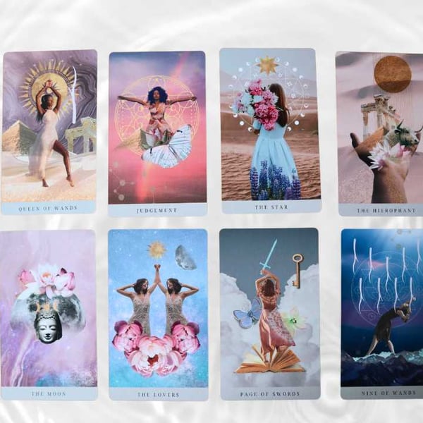 The Lumiere Tarot Deck - Deluxe Tarot Cards for divination 
