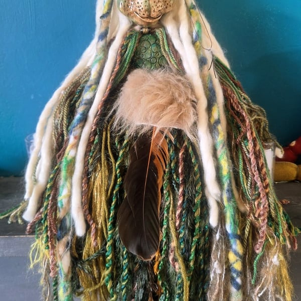 Spirit doll, witches ward, altar, Shamanic doll,poppet doll,spell, protection 