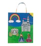 Princess Castle & Rainbow Hanging Wall Art