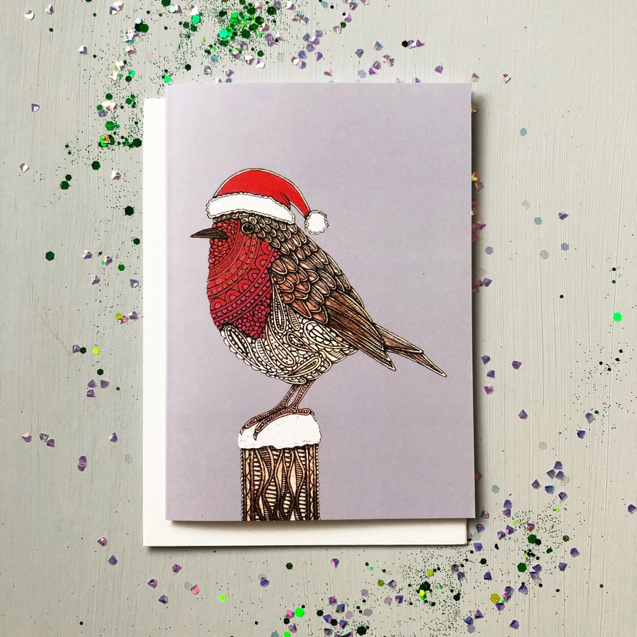 SALE! 'Robin' Christmas Card