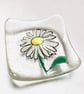 Fused Glass Daisy Ring-Tealight Holder - Image 2