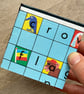 Scrabble for Juniors Coasters (Top Right - Green) - Upcycled from Real Board