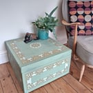 Hand painted trunk for sale 