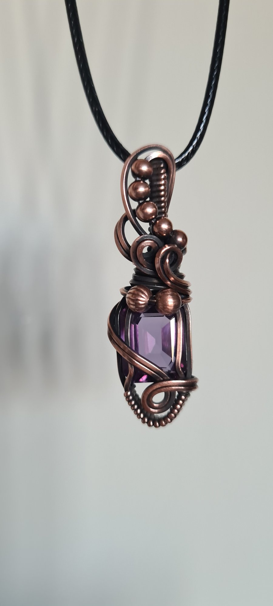 Alexandrite crystal necklace discount