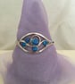 Gorgeous Bangle with Vibrant Blue Colour Design - Image 4