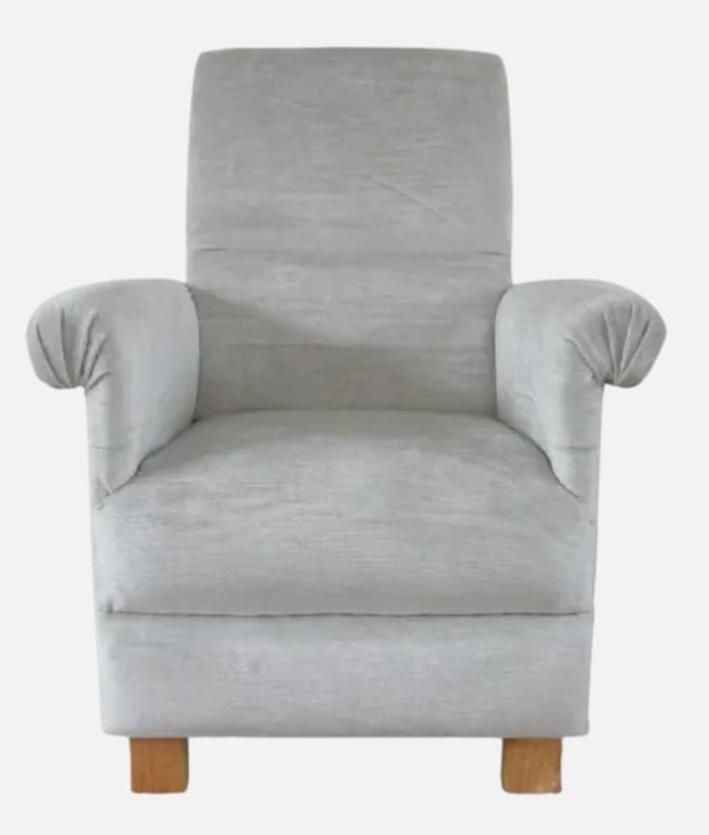 Children's Armchair Laura Ashley Villandry Dove Grey Fabric Kids Chair Girls Boy