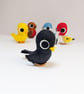 Charming Blackbird - Wool Felt Sculpture - Image 5