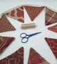 Red and gold traditional bunting.   - Image 5