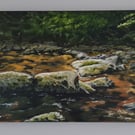 Original painting of The River Dart, Devon. 