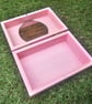 Pink Strawberry Jewellery Box - Handmade Floral Keepsake Box - Romantic Gift -  - Image 5