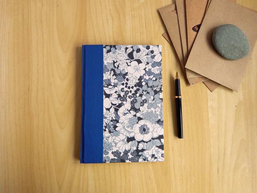 Address Book, Blue Floral. Gifts for her. Free UK Shipping