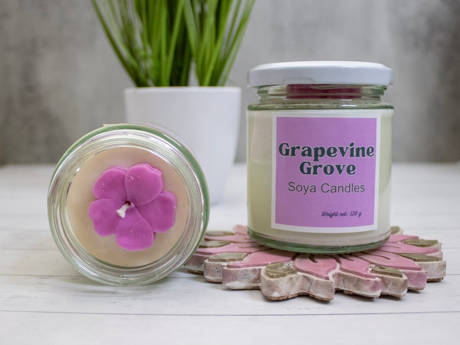 Grape Grove Vine - soya with Cypress, grapevines and Moss