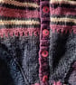 Baby handknit hooded cardigan - Image 2