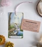 Intuitively Chosen Fairy Tale Tarot Bookmark with Healing Affirmation Card