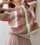 Crochet Boho Oversized Jumper  - Image 5
