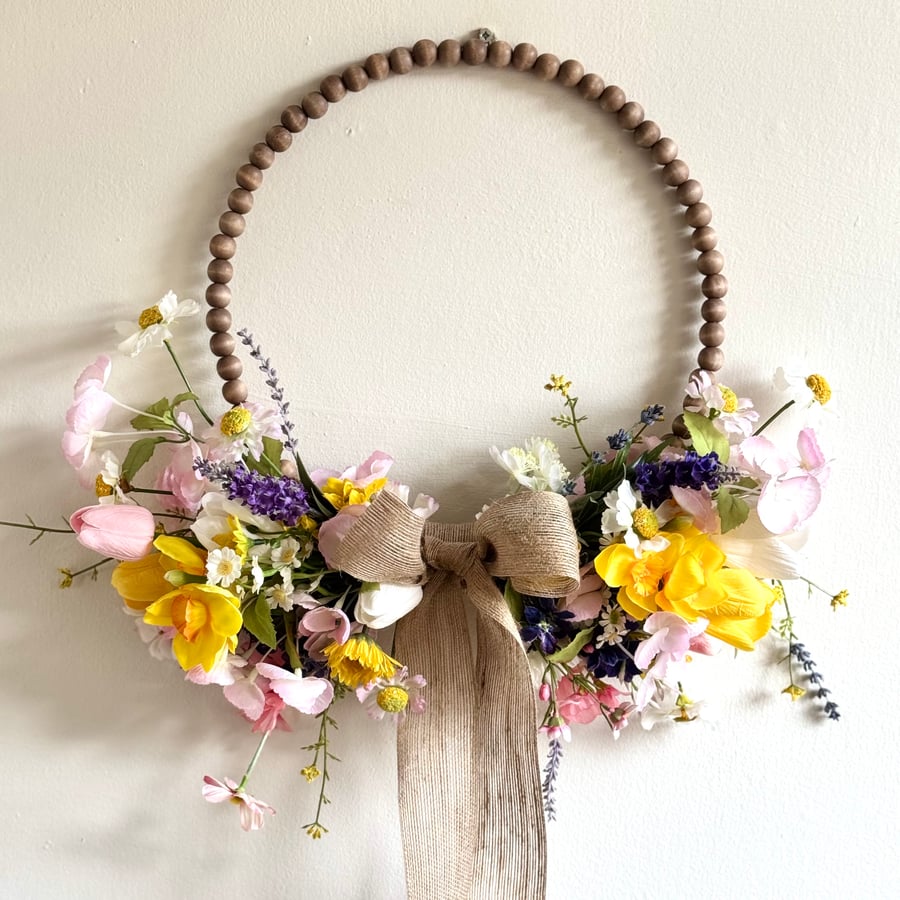 Spring Door Wreath