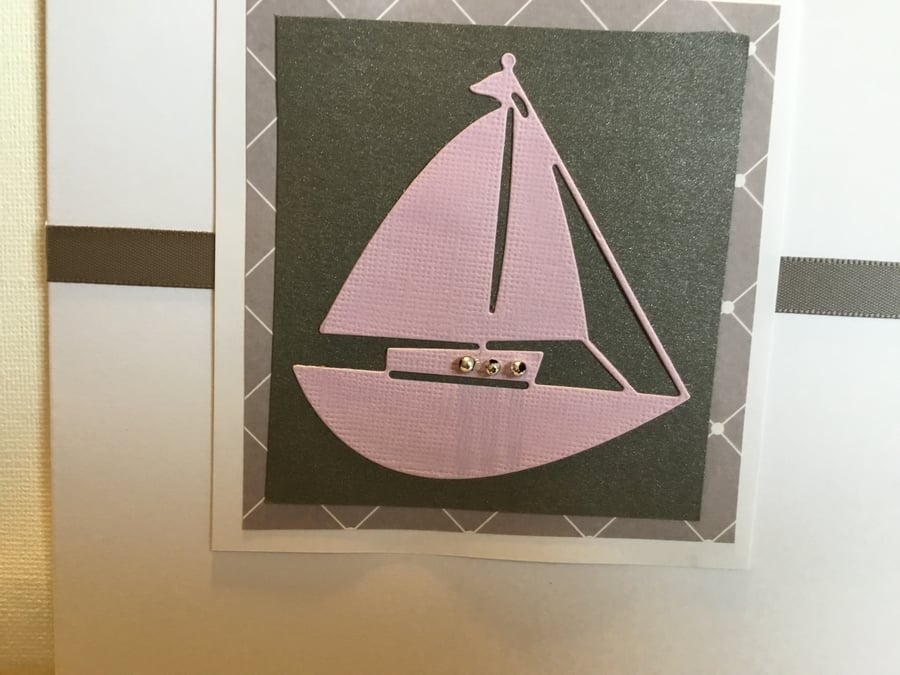 A boat card suitable for any occasion CC014