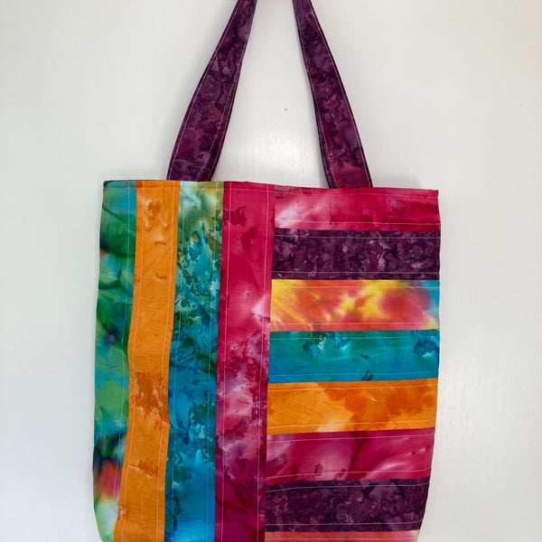 Patchwort Batik tote bag