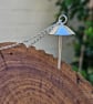 Silver toadstool mushroom fungi pendant - Image 2