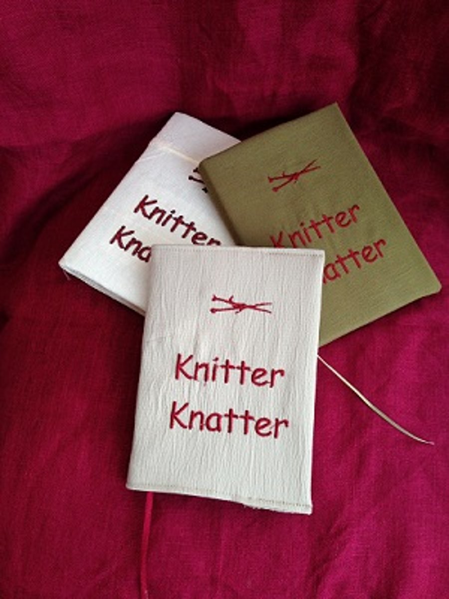 Knitting Notebook and Cover